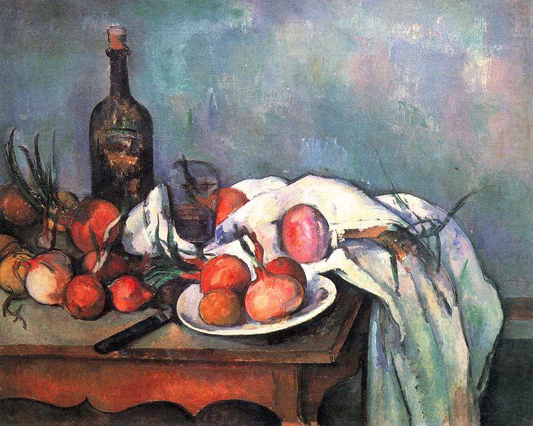 Stilleben mit Zwiebeln, Paul Cezanne